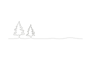 minimalist pine tree silhouette, a Background Graphic by lawoel (Thumbnail 3 of 3)