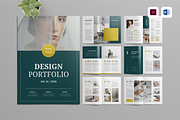 Design Portfolio Template, a Brochure Template by Leaflove (Thumbnail 1 of 10)