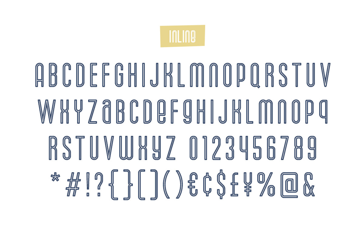 Drive-in Mid-Century Font preview 3