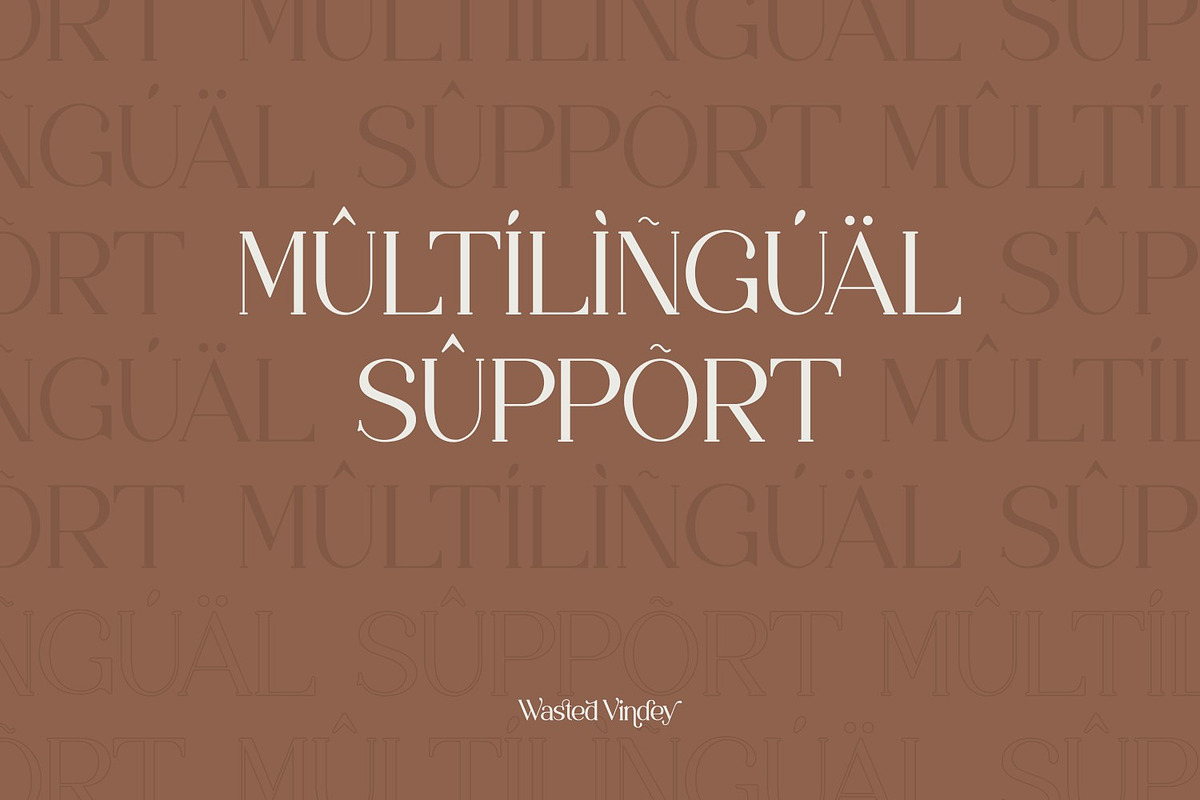 Wasted Vindey - Classy Serif Font, a Serif Font by Koplexs Studio (Photo 14 of 14)