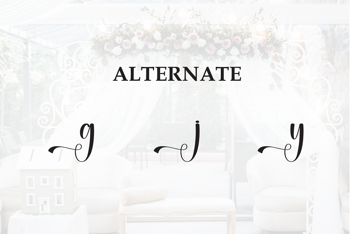 Wedding | Script Font, a Handwritten Font by Scratchones (Photo 8 of 8)