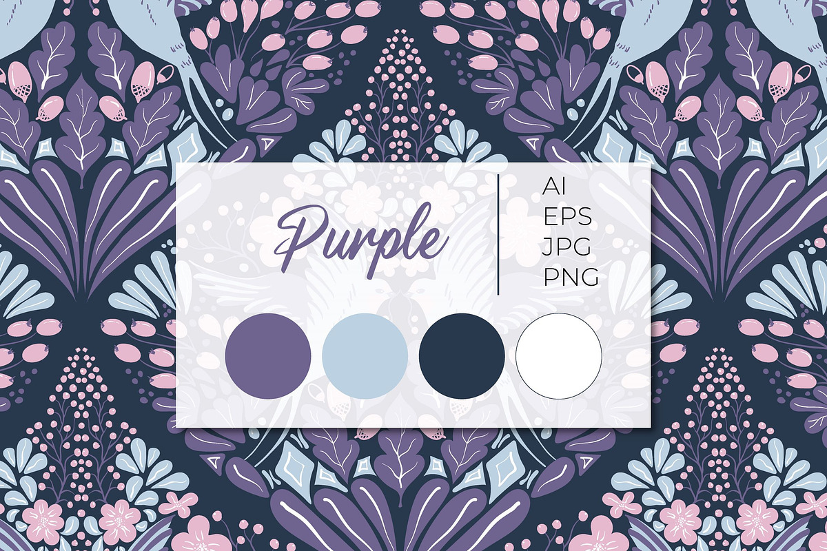 SWALLOW pattern collection, a Pattern Graphic by RenattaZare (Photo 14 of 17)