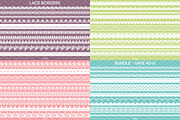 40 Lace Borders Bundle Save 40%, a Decorative Illustration by AzmariDigitals (Thumbnail 1 of 5)