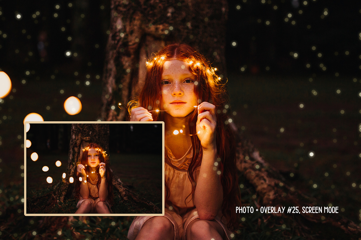 34 bokeh lights photo overlays, a Texture Graphic by Kat Anti (Photo 5 of 11)