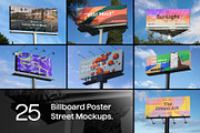 25 Billboard Poster Street Mockups, an Advertising Mockup by Asylab (Thumbnail 29 of 29)