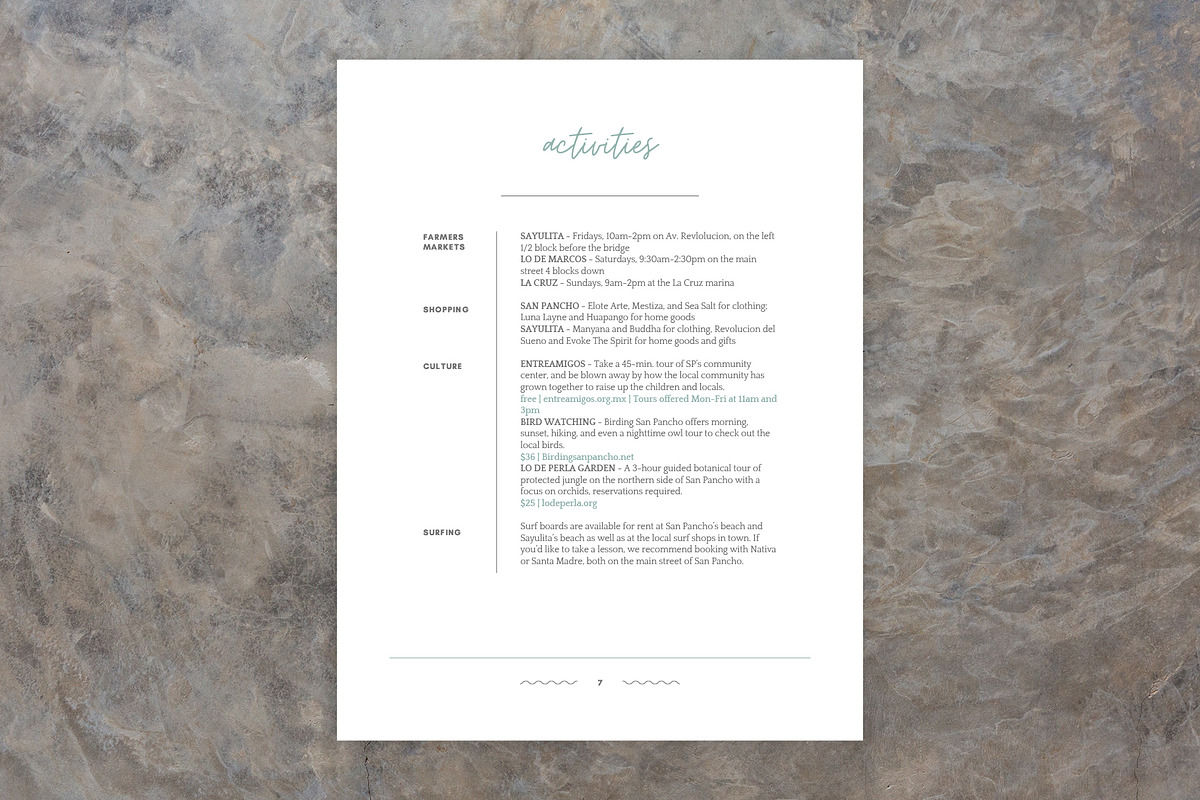 Beach House Welcome Book for Airbnb, a Templates & Theme by Kin Studio (Photo 15 of 17)