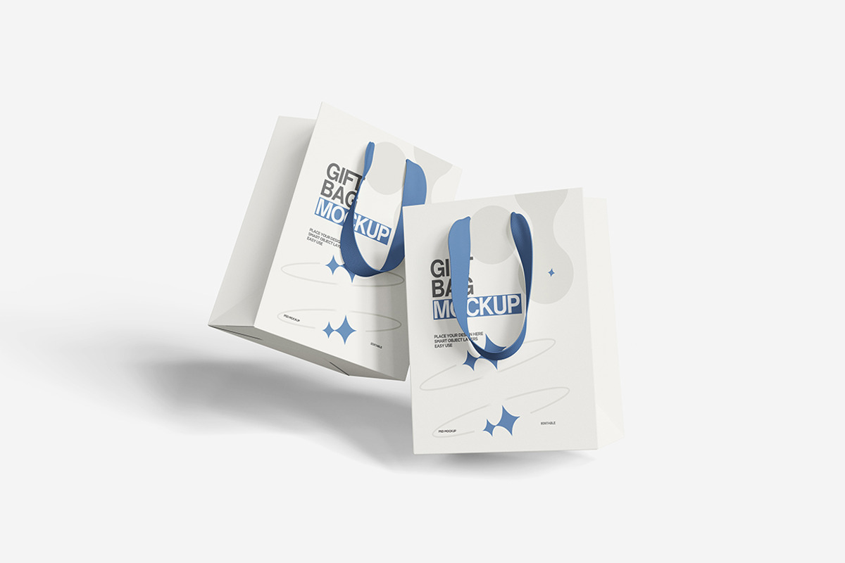 Gift Bag Mockup, a Product Mockup by MrLetters (Photo 3 of 5)