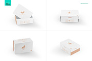 Shoes Box Type 1 Mock-up, a Packaging Mockup by BlackMocca (Thumbnail 2 of 6)