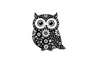 Cute Owl Silhouette Bundle, an Illustration by yasushie (Thumbnail 15 of 31)