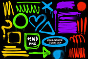 Spray Paint - 90+ PNG Overlays, a Background Graphic by Craftsy Crafters (Thumbnail 3 of 7)