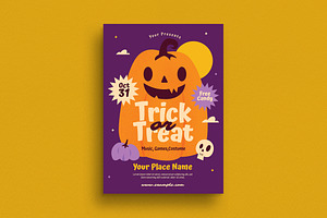 Halloween Event Flyer, a Flyer Template by Guuver