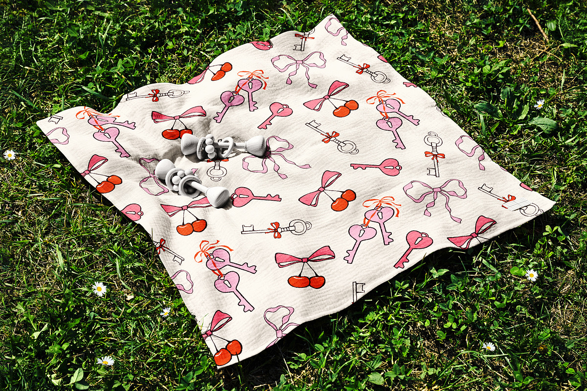 Whimsical Valentine Seamless Pattern, a Pattern Graphic by Groovy Arts (Photo 4 of 5)