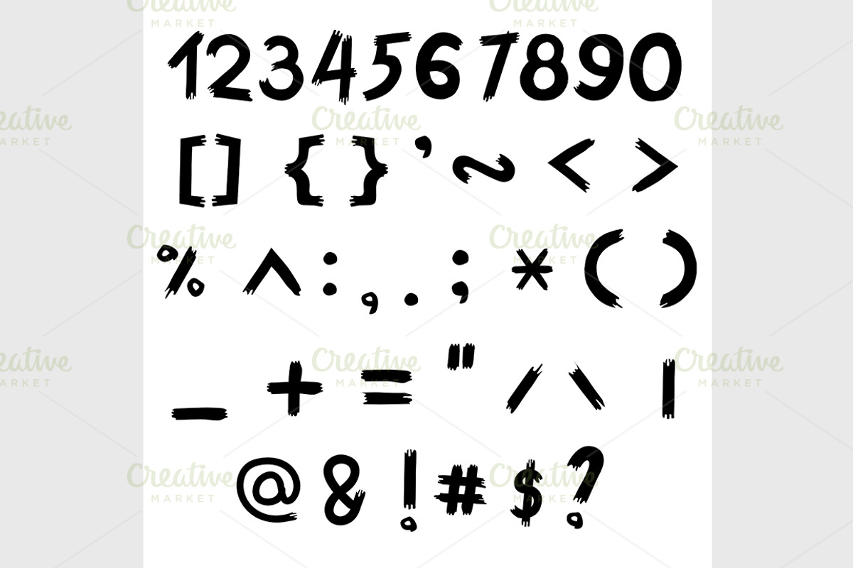 vector of digital number