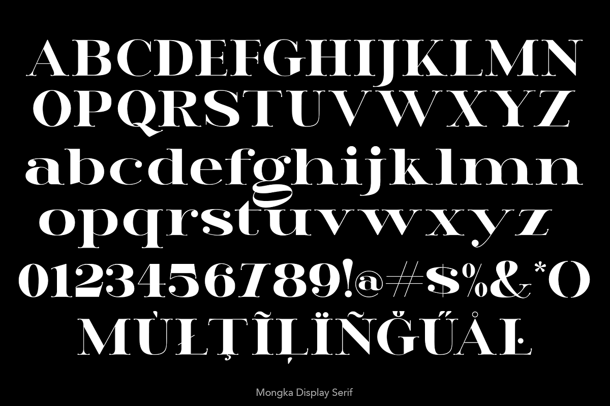 Mongka Display Font, a Serif Font by madeDeduk (Photo 3 of 10)
