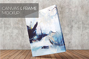 Minimalist Canvas Frame Mock-Up, a Pens & Pencil Mockup by desgiant (Thumbnail 11 of 11)