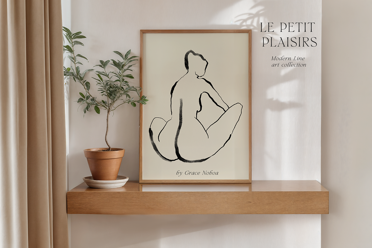 Ink dolce vita womanhood line art, an Object Illustration by Grace Noboa Illustrations (Photo 12 of 17)