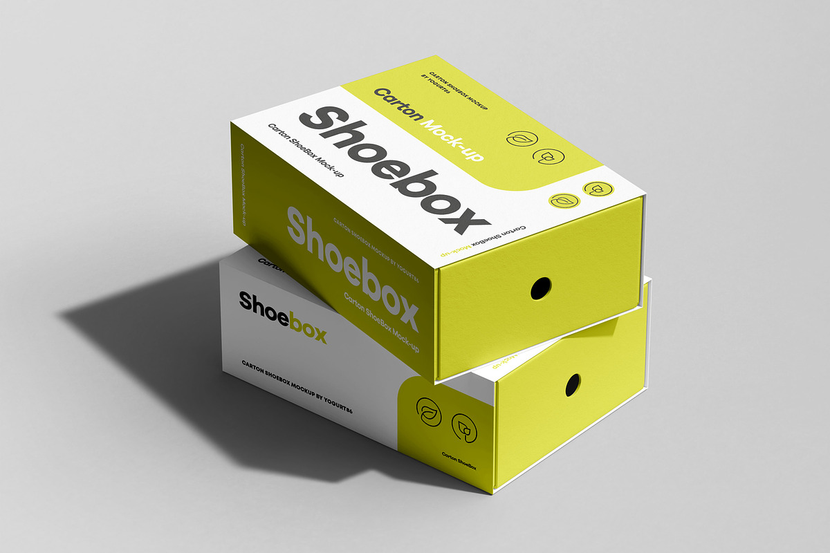 Shoe Box Mock-up, a Packaging Mockup by Yogurt86 (Photo 7 of 11)