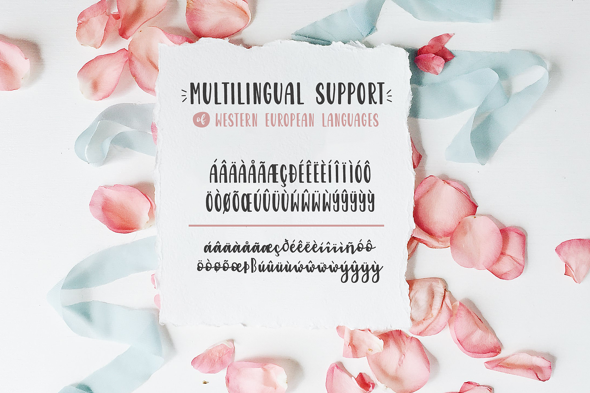 Garden Fancy Font Duo with Extras preview 8