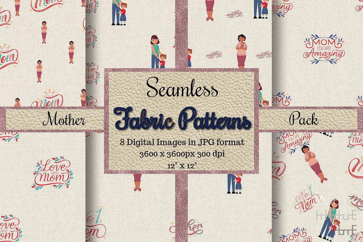 Seamless Fabric Patterns Mother Pack, a Texture Graphic by Arthitecture Home (Photo 1 of 11)