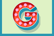 Illustration of flat lamp alphabet 1, an Object Graphic by popskraft (Thumbnail 7 of 9)