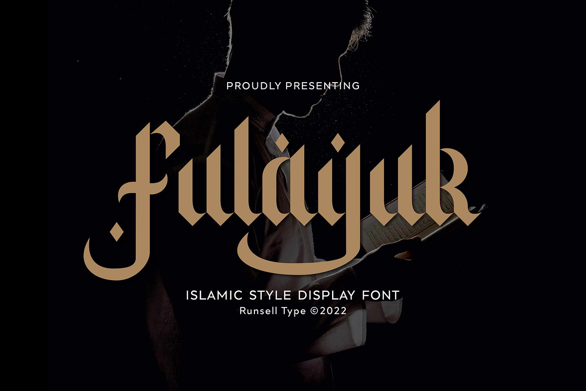 Fulayuk - Arabic Display Font, a Font by Runsell Studio (Photo 1 of 5)