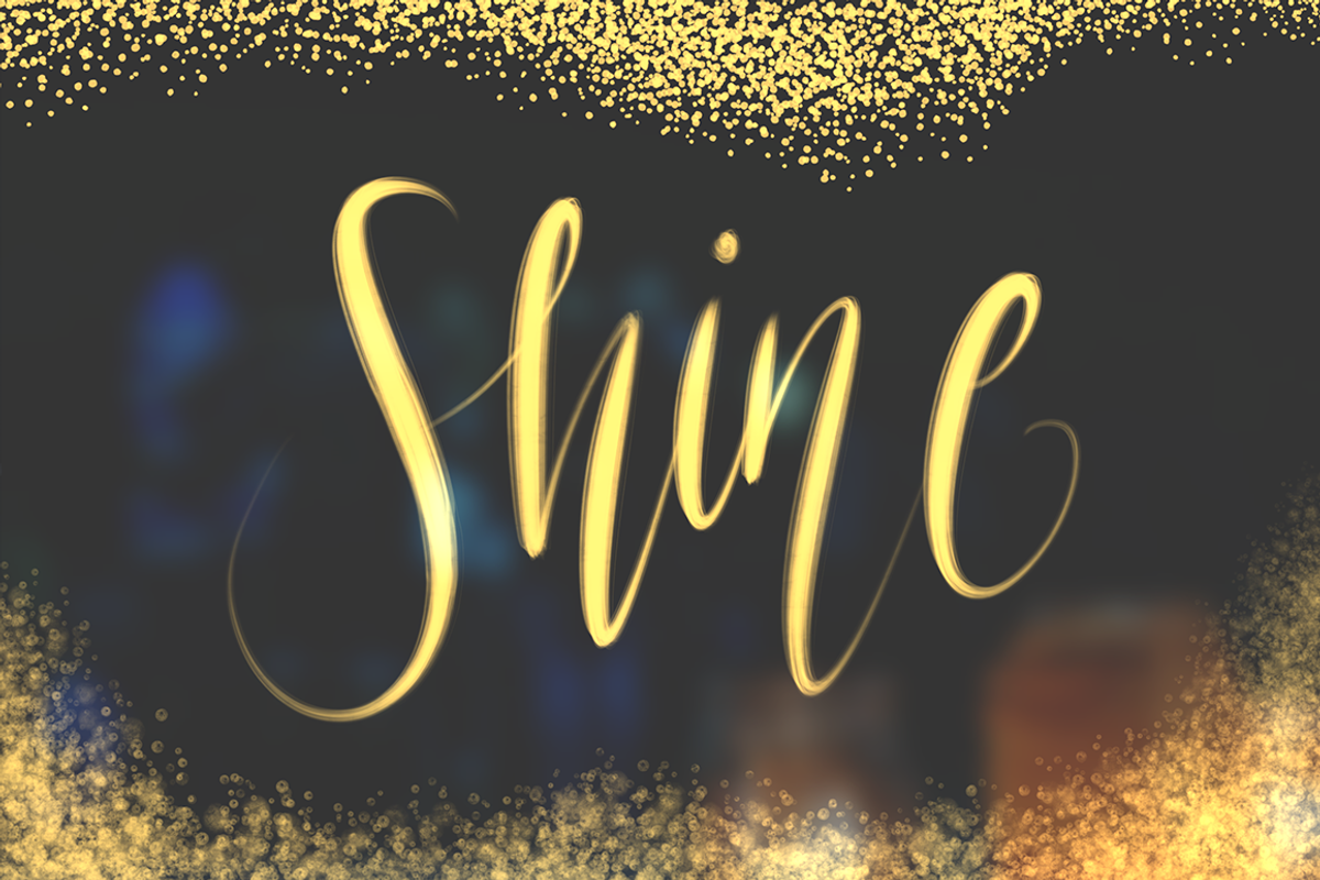 Procreate Light and Effect Lettering