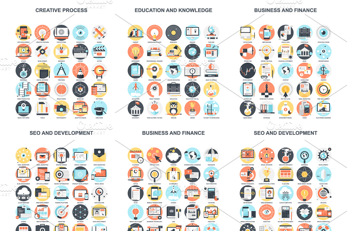 275 Advanced Flat Web Icons, an Outline Icon by Maxim_Basinski (Photo 3 of 4)