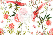 Chinoiserie Paradise, a Pattern Graphic by HannaStudio (Thumbnail 3 of 8)