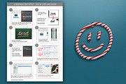 Christmas Candy Text Effect, a Layer Style Add-On by Evlogiev Studio (Thumbnail 4 of 5)
