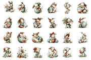Cute Whimsical Easter Clipart Easter, an Illustration by CreationArt (Thumbnail 3 of 6)