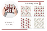 Watercolor Winter Florals Collection, a Decorative Illustration by MayaNavits (Thumbnail 6 of 10)
