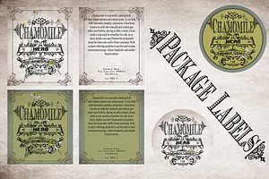 Chamomile Vintage Labels