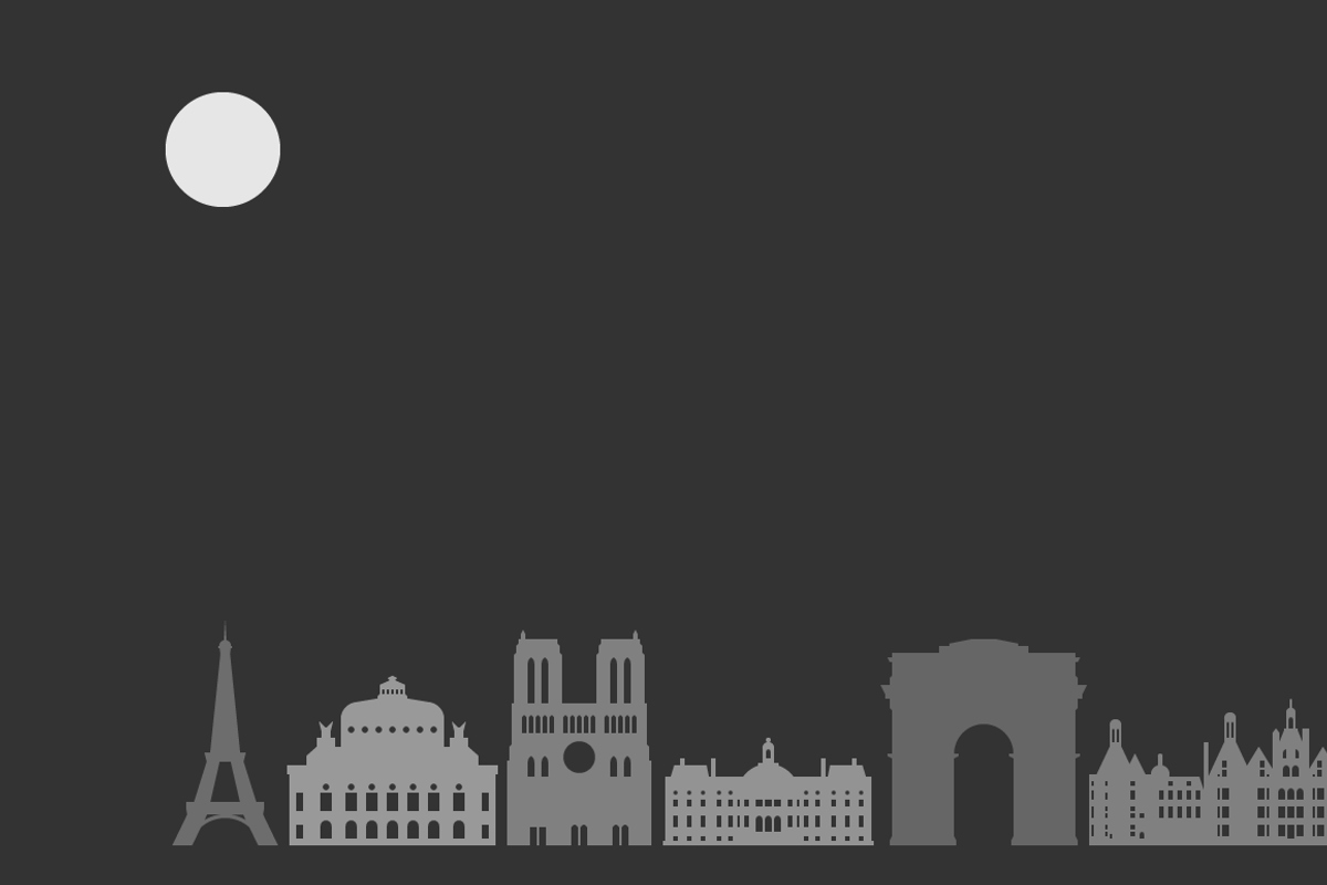 Landmarks of France, an Illustration by Jozsef Balazs-Hegedus (Photo 5 of 5)
