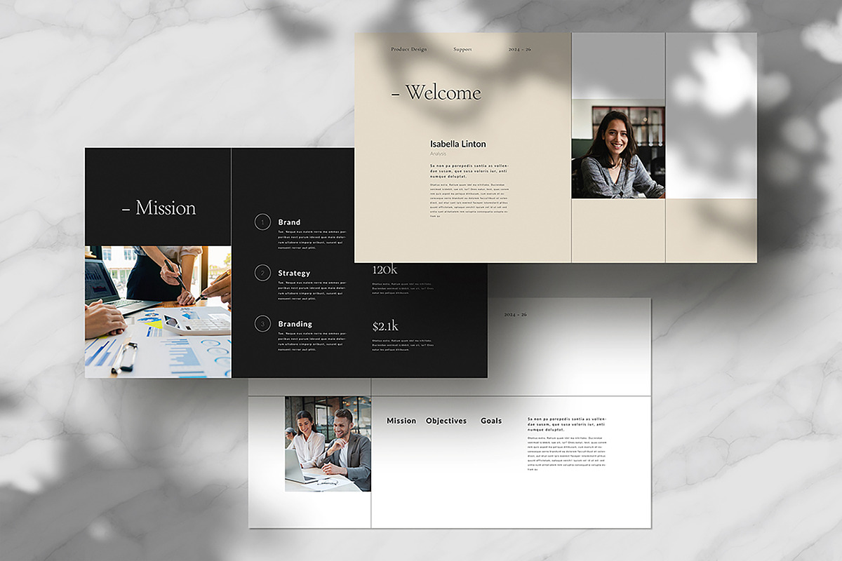 Services Guide Keynote Template, a Presentation Template by White Graphic (Photo 3 of 7)