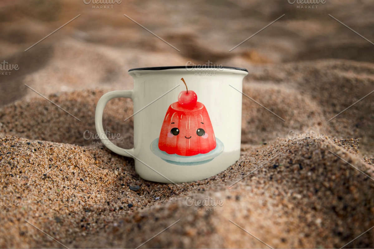 Summer Treats Kawaii Clipart, a Food Illustration by Blumensdiary (Photo 5 of 7)