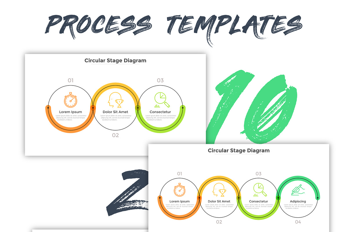 175 Infographic Templates, an Education Illustration by Andrew Kras Design (Photo 5 of 17)