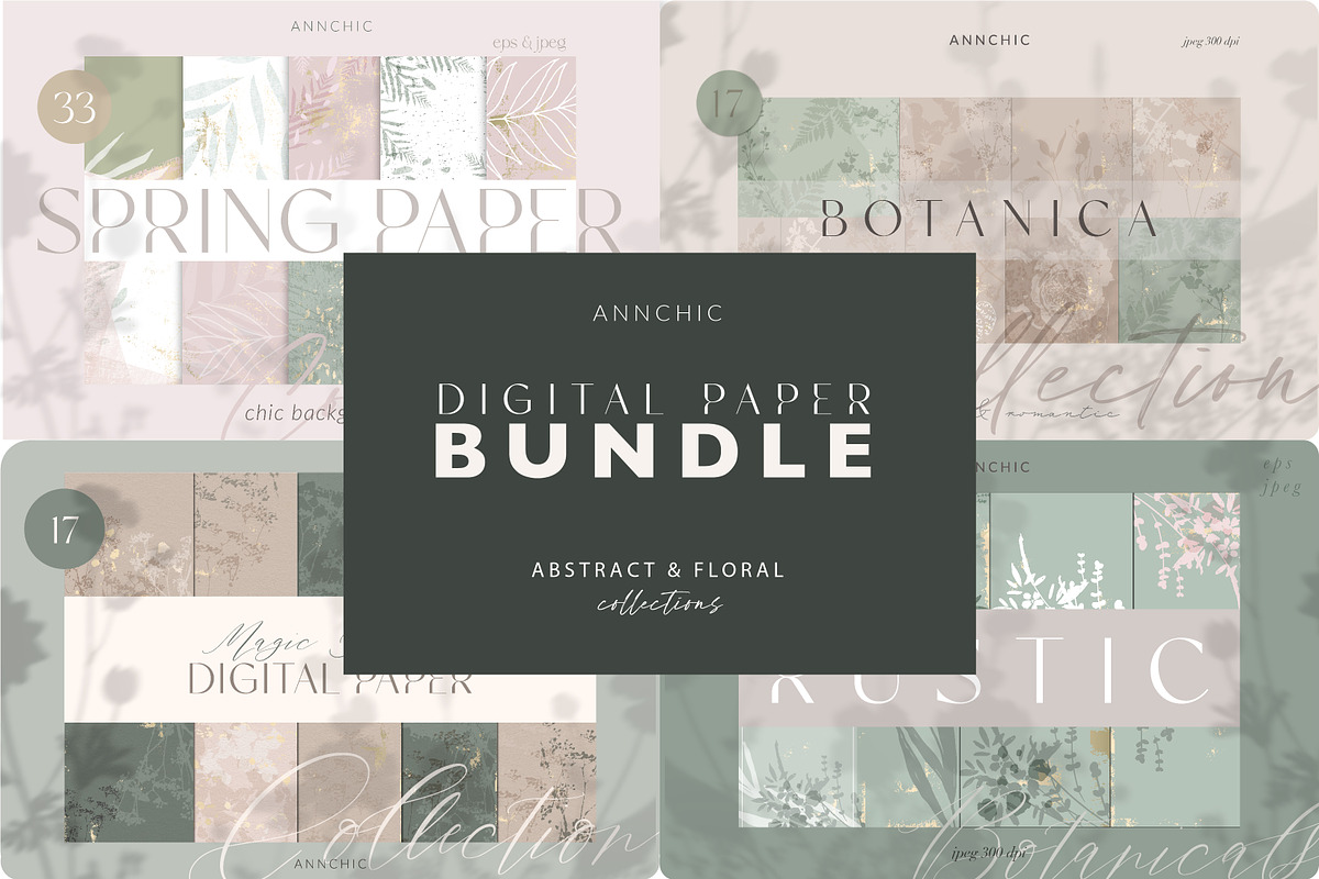 4 FLORAL SEASONS BUNDLE, a Texture Graphic by Anna Sokol (Photo 55 of 55)