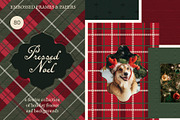 Christmas Embossed Frames & Papers, a Background Graphic by Madiwaso (Thumbnail 1 of 11)