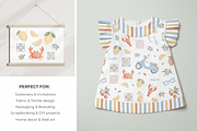 Mediterranean Summer Patterns Set, a Pattern Graphic by tetiartline (Thumbnail 3 of 5)