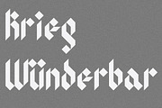 LUFT, a Blackletter Font by Pan Cabaj (Thumbnail 4 of 5)