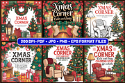 72 Xmas Corner Cute and Easy, a Seasonal Illustration by Design Station (Thumbnail 3 of 5)