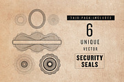 VINTAGE SECURITY SEALS, an Object Graphic by JIMMY BREEN (Thumbnail 2 of 3)