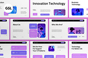Business Technology Google Slide, a Presentation Template by graphicook (Thumbnail 1 of 4)