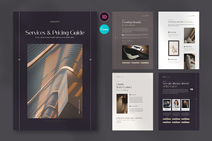 Services & Pricing Guide -Canva/Indd