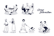 Café People – Hand-Drawn Coffee Shop, a Person Illustration by Invisual Studio (Thumbnail 5 of 14)