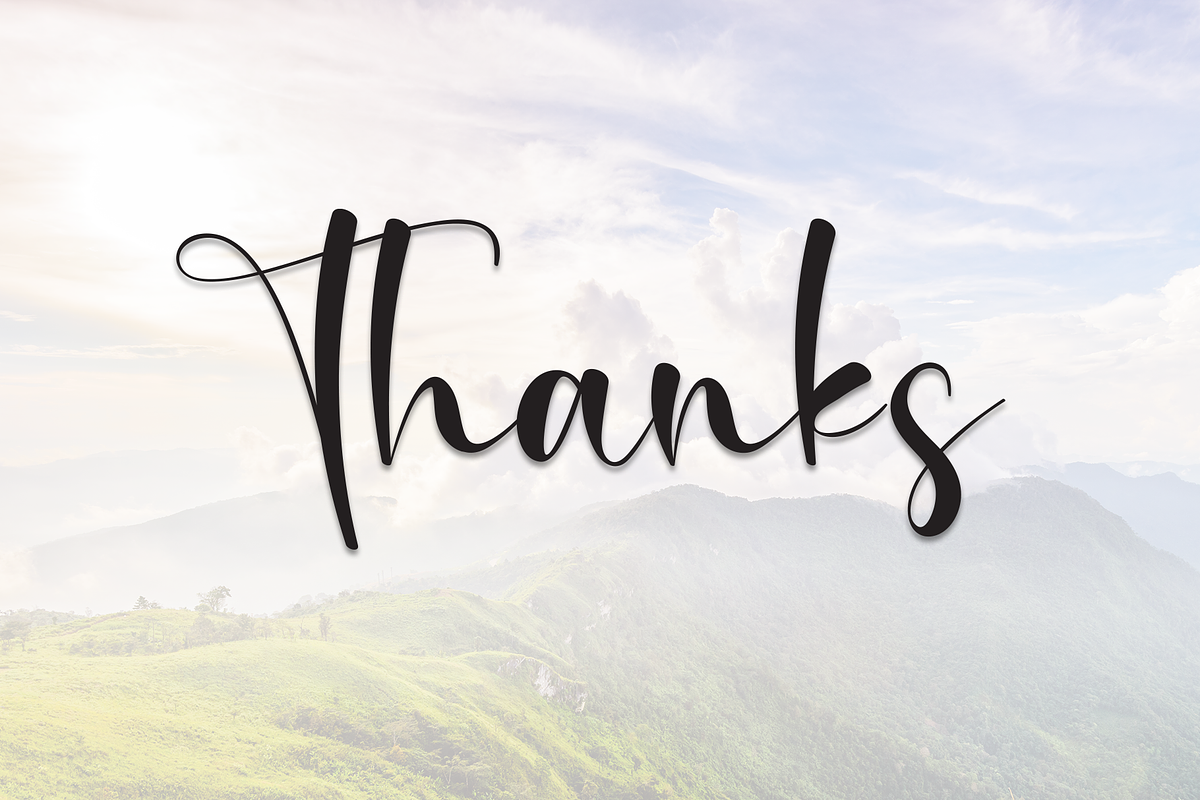 Mountain | Script Font, a Handwritten Font by Scratchones (Photo 9 of 9)