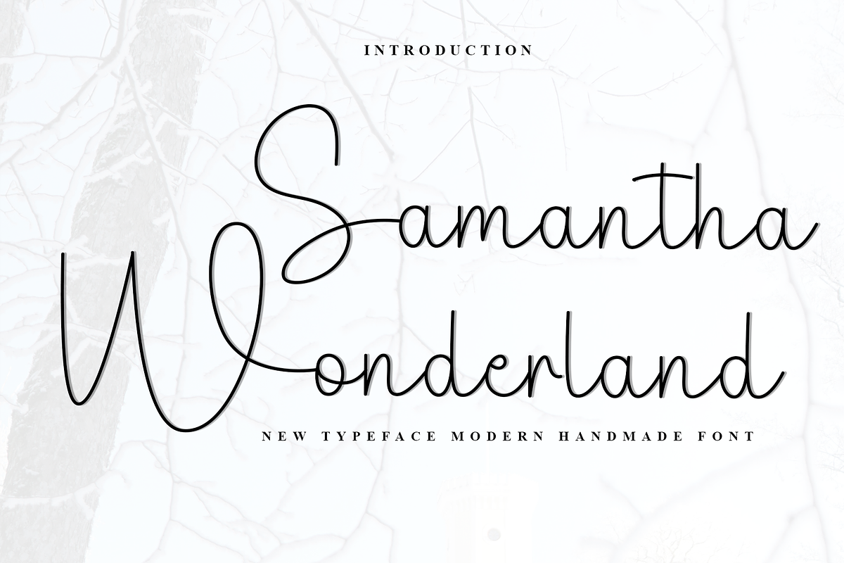 Samantha Wonderland, a Handwritten Font by InermediaSTUDIO (Photo 1 of 8)