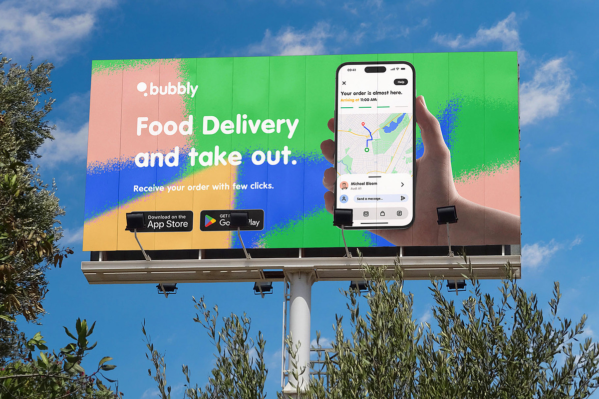 Billboard Poster Street Mockup, an Advertising Mockup by Asylab (Photo 3 of 5)