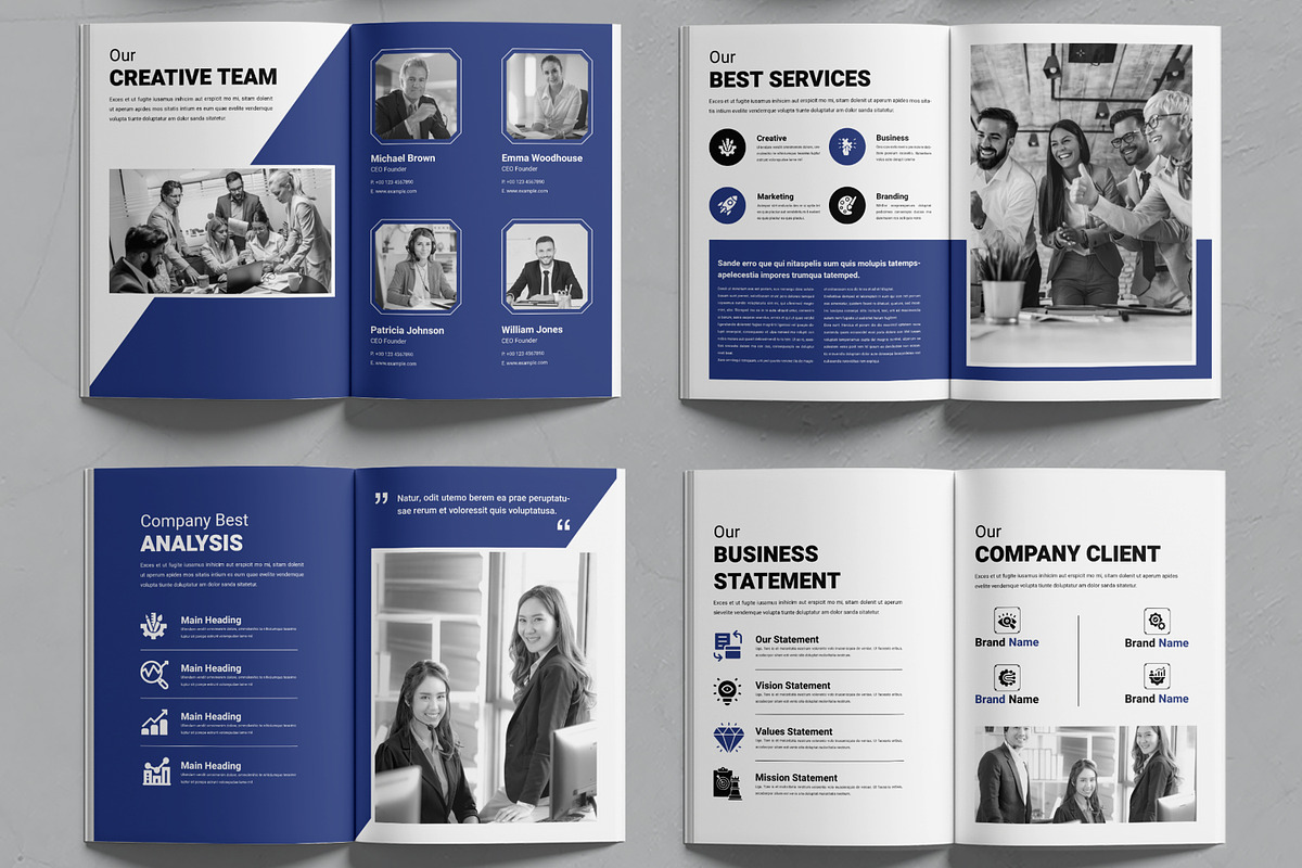 Company Brochure Template, a Brochure Template by MightyDesign (Photo 3 of 6)