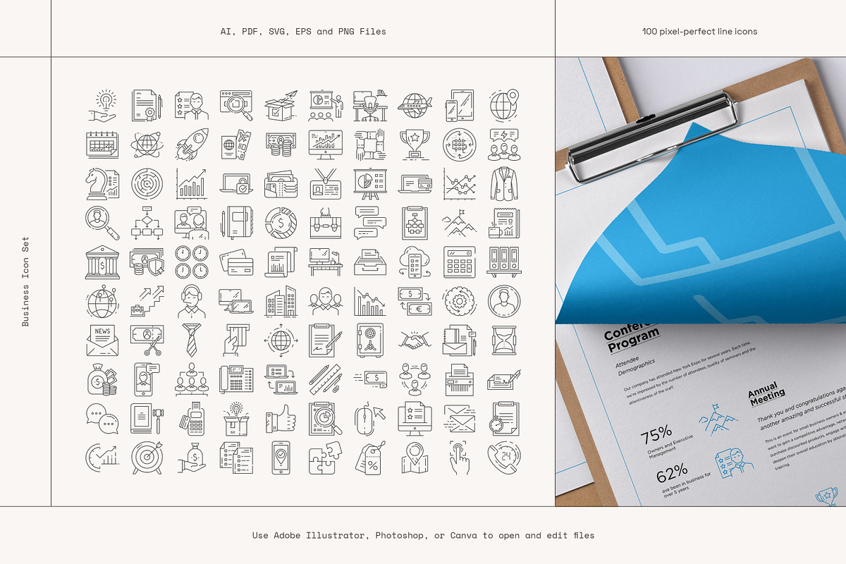 Mega Bundle 20 in 1, an Outline Icon by iStar Design (Photo 18 of 22)